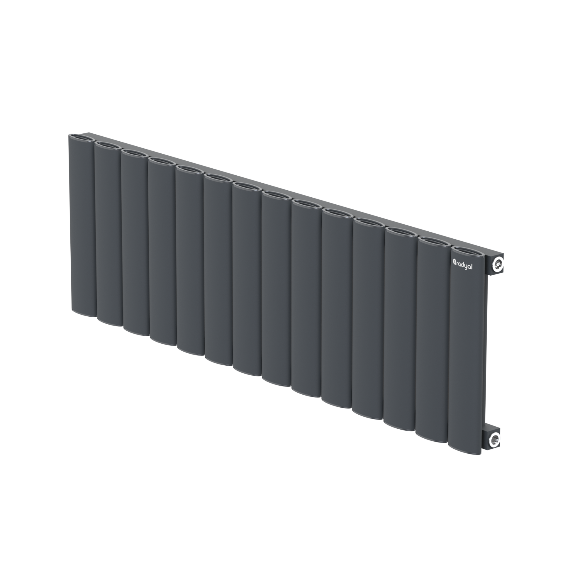 Hane Elips 300 mm - 975 mm - Antrasit İpek Pütürlü - (RAL 7016)