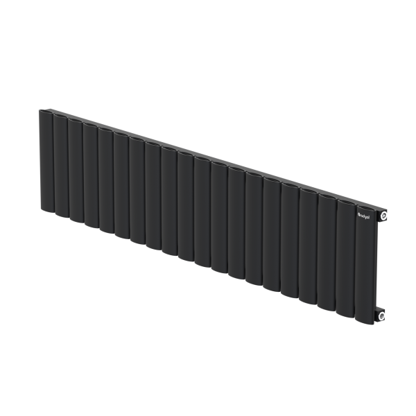 Hane Elips 300 mm - 1395 mm - Siyah İpek Pütürlü - (RAL 9005)