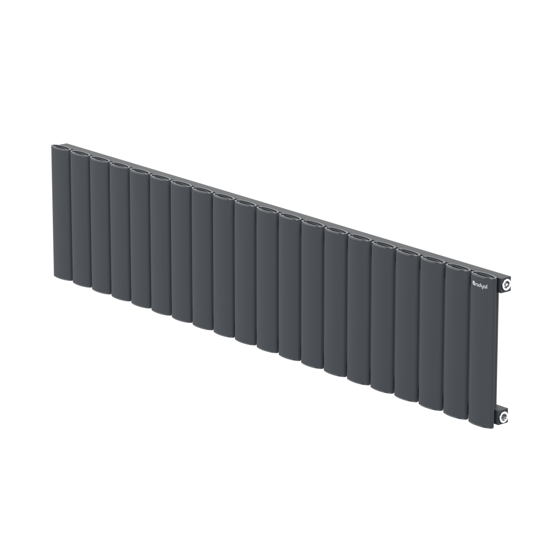 Hane Elips 300 mm - 1395 mm - Antrasit İpek Pütürlü - (RAL 7016)