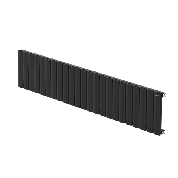 Hane Elips 300 mm - 1605 mm - Siyah İpek Pütürlü - (RAL 9005)