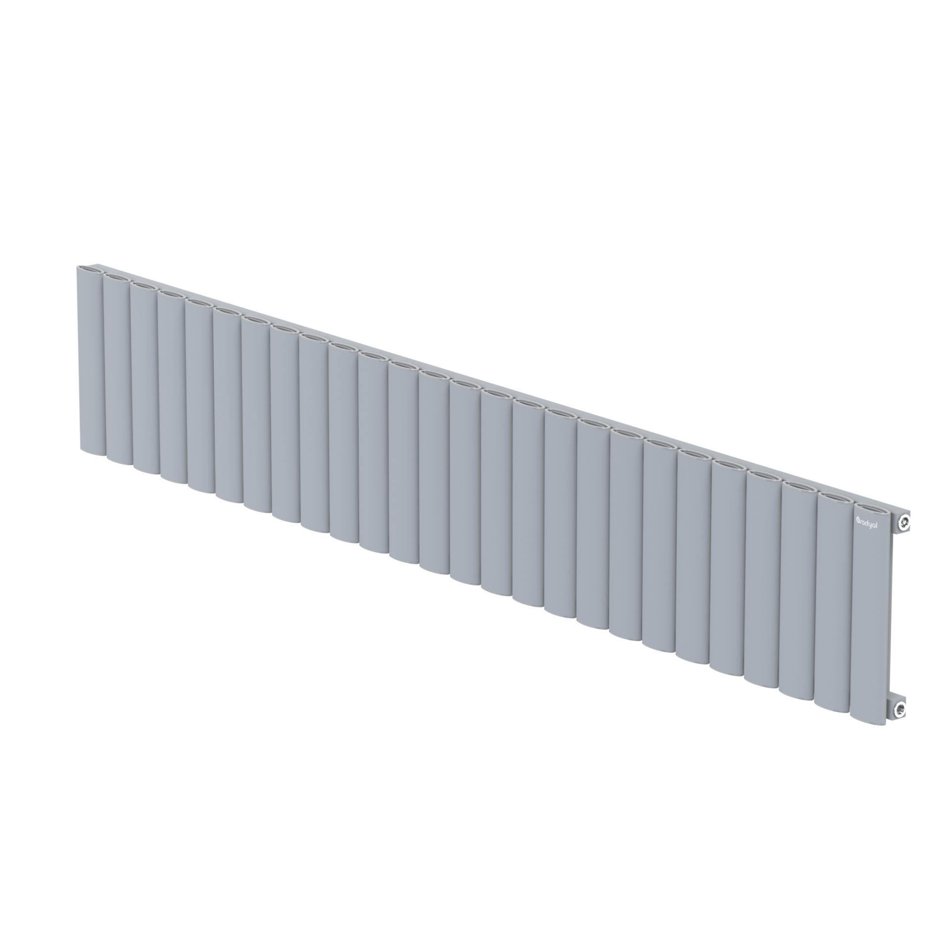 Hane Elips 300 mm - 1815 mm - Gri İpek Pütürlü - (RAL 7040)