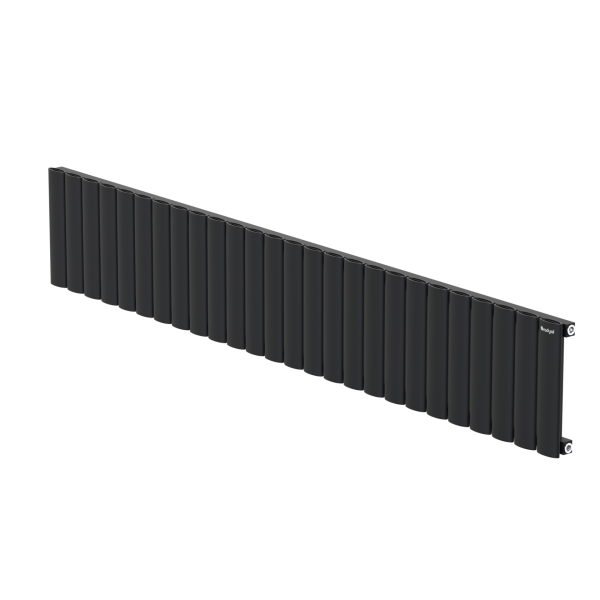 Hane Elips 300 mm - 1815 mm - Siyah İpek Pütürlü - (RAL 9005)