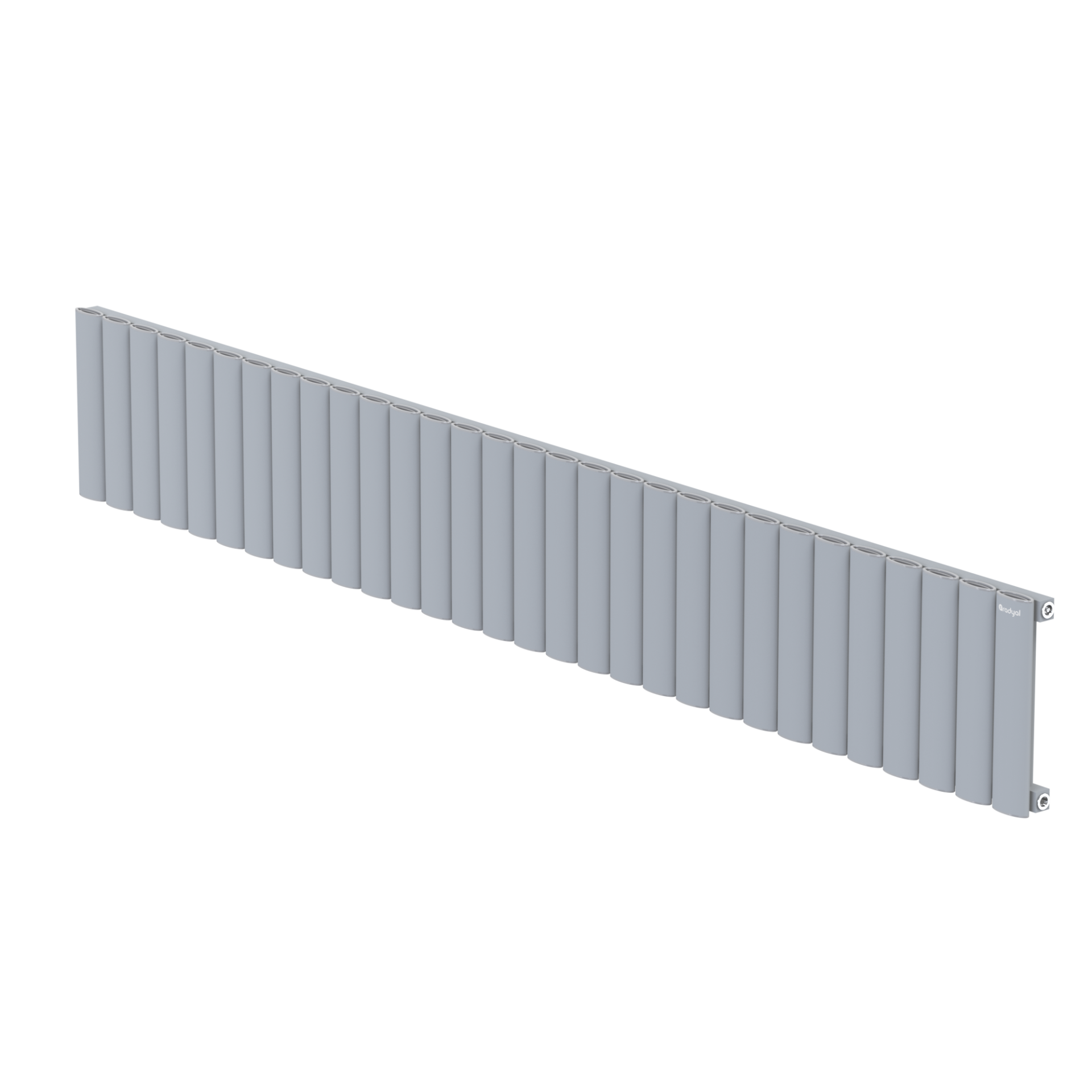 Hane Elips 300 mm - 2095 mm - Gri İpek Pütürlü - (RAL 7040)