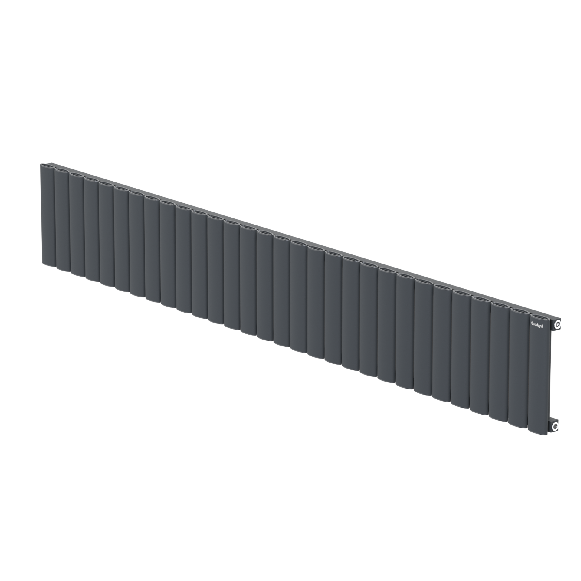 Hane Elips 300 mm - 2095 mm - Antrasit İpek Pütürlü - (RAL 7016)