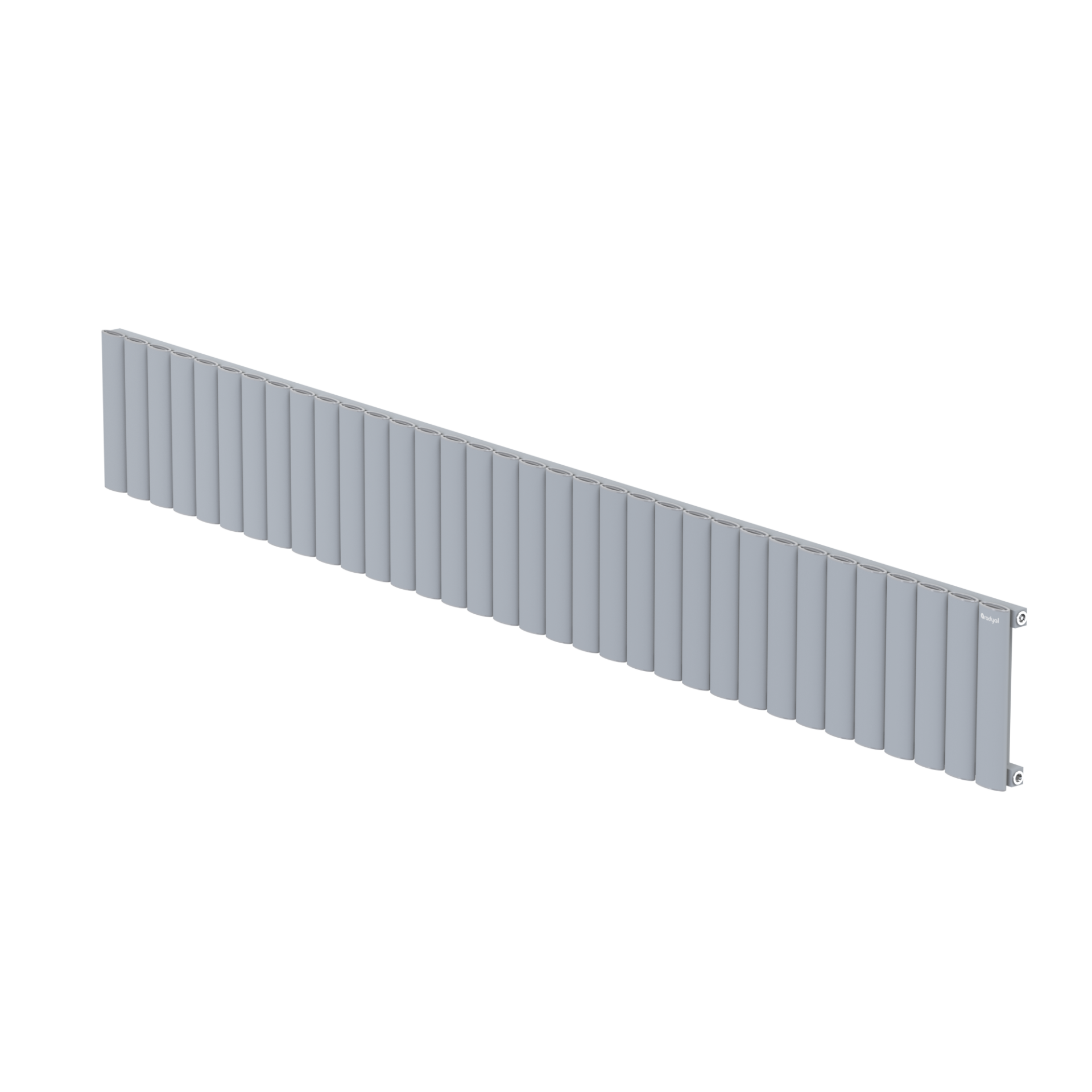 Hane Elips 300 mm - 2375 mm - Gri İpek Pütürlü - (RAL 7040)