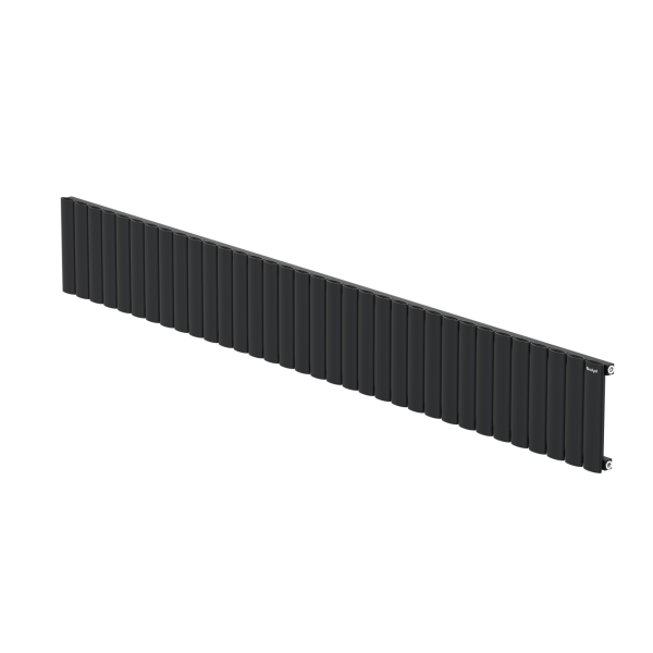 Hane Elips 300 mm - 2375 mm - Siyah İpek Pütürlü - (RAL 9005)