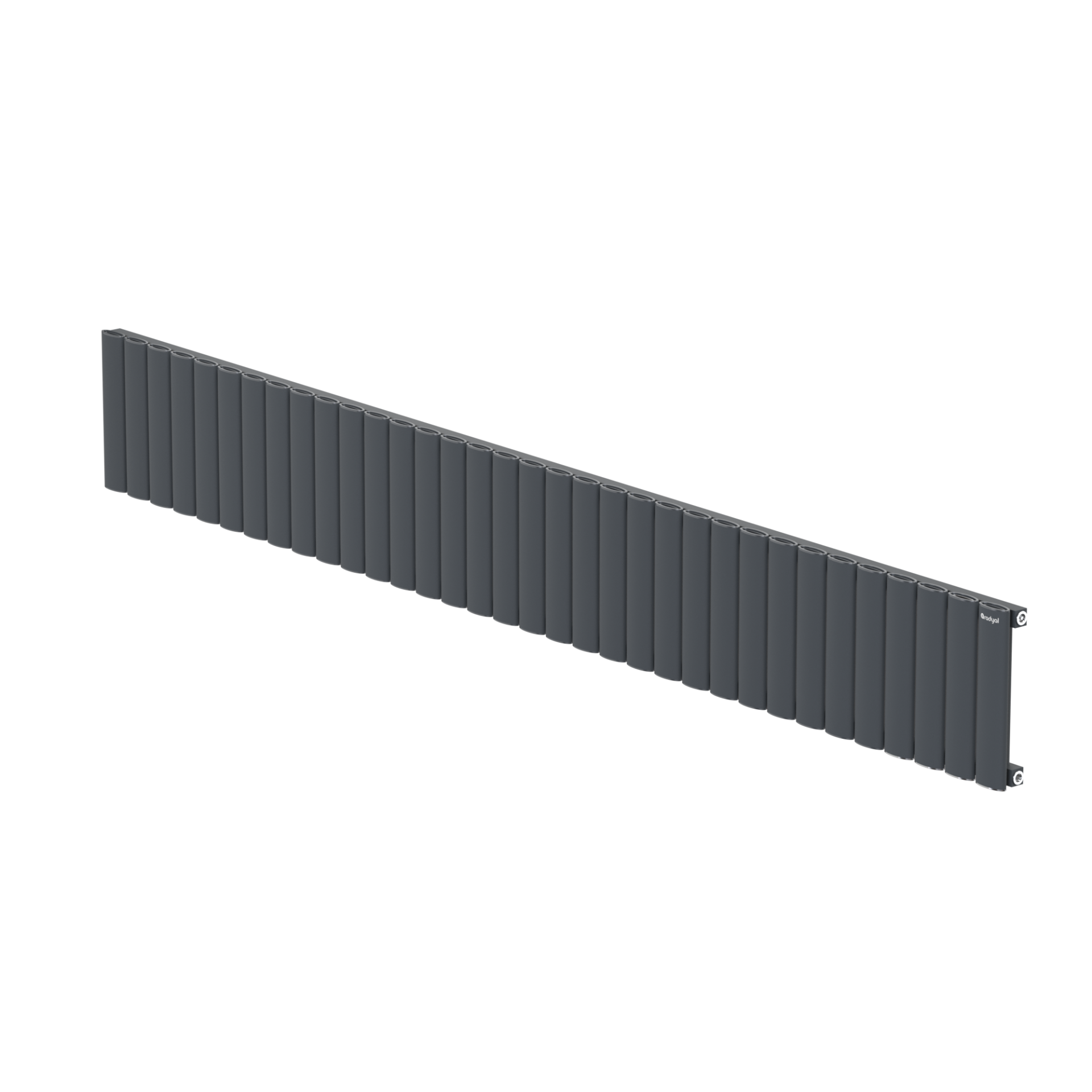 Hane Elips 300 mm - 2375 mm - Antrasit İpek Pütürlü - (RAL 7016)
