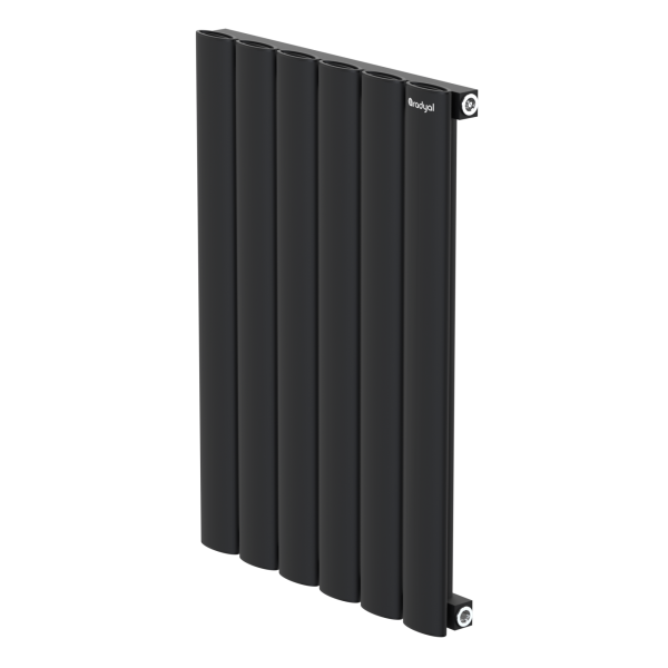 Hane Elips 600 mm - 415 mm - Siyah İpek Pütürlü - (RAL 9005)