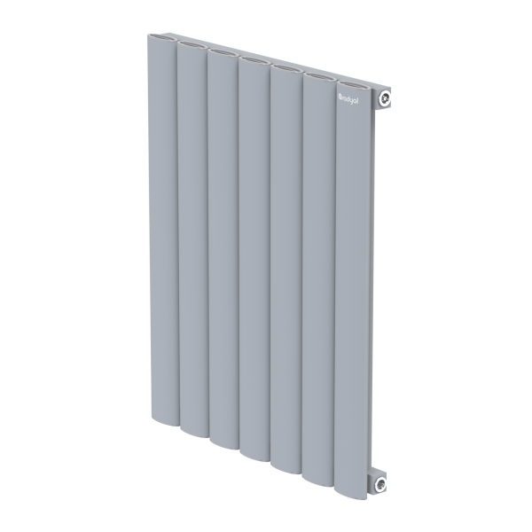 Hane Elips 600 mm - 485 mm - Gri İpek Pütürlü - (RAL 7040)