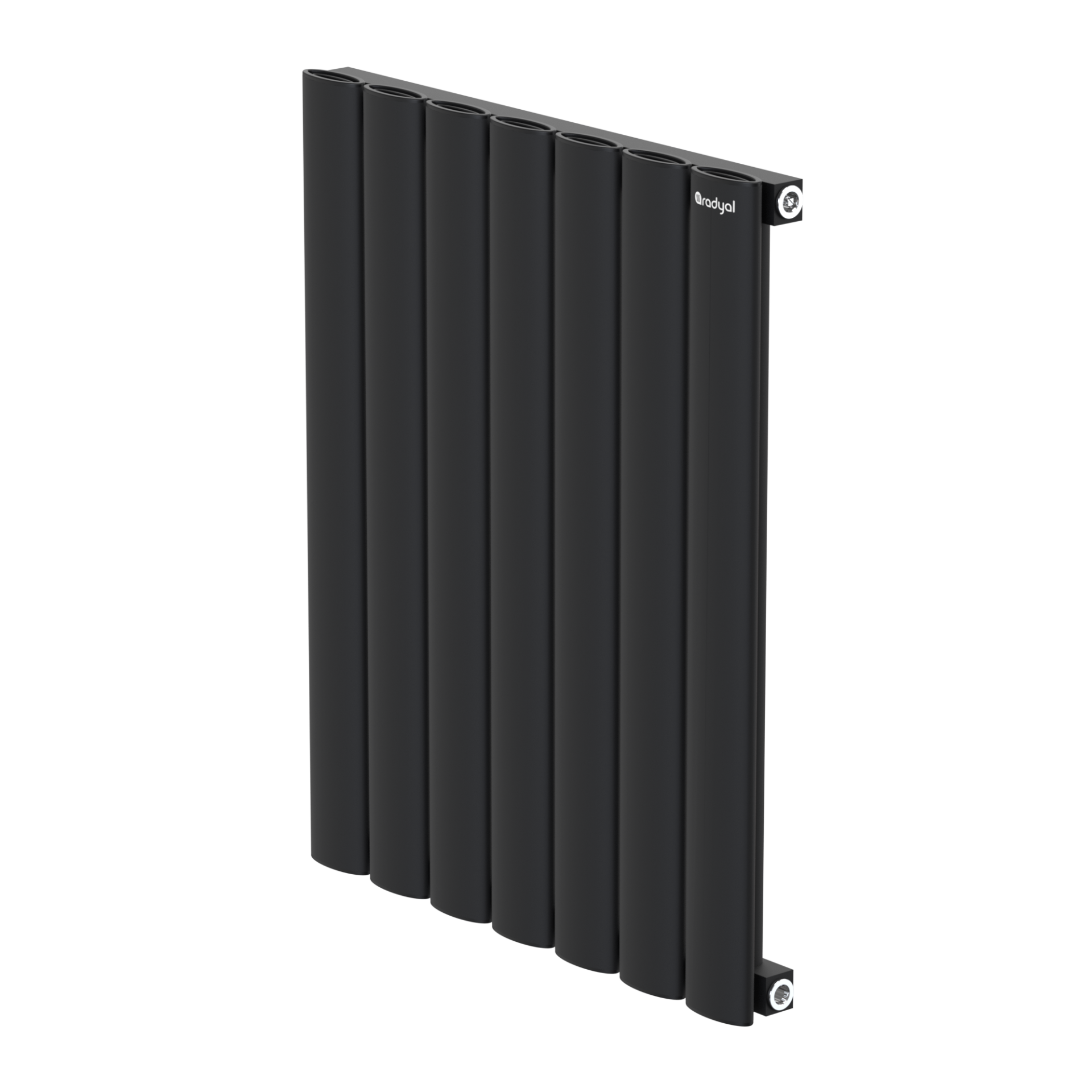 Hane Elips 600 mm - 485 mm - Siyah İpek Pütürlü - (RAL 9005)