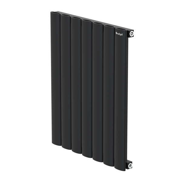 Hane Elips 600 mm - 485 mm - Siyah İpek Pütürlü - (RAL 9005)