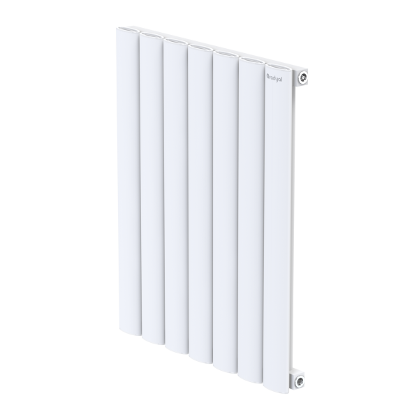Hane Elips 600 mm - 485 mm - Beyaz İpek Pütürlü - (RAL 9016)