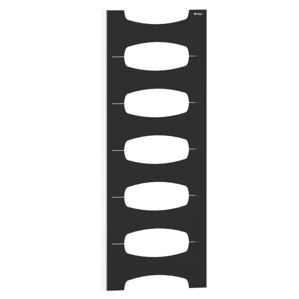 Lale 1200 mm - 460 mm - Siyah İpek Pütürlü - (RAL 9005 )