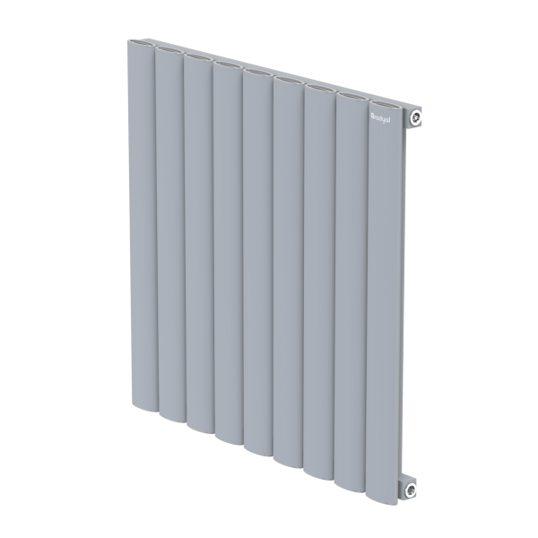 Hane Elips 600 mm - 625 mm - Gri İpek Pütürlü - (RAL 7040)