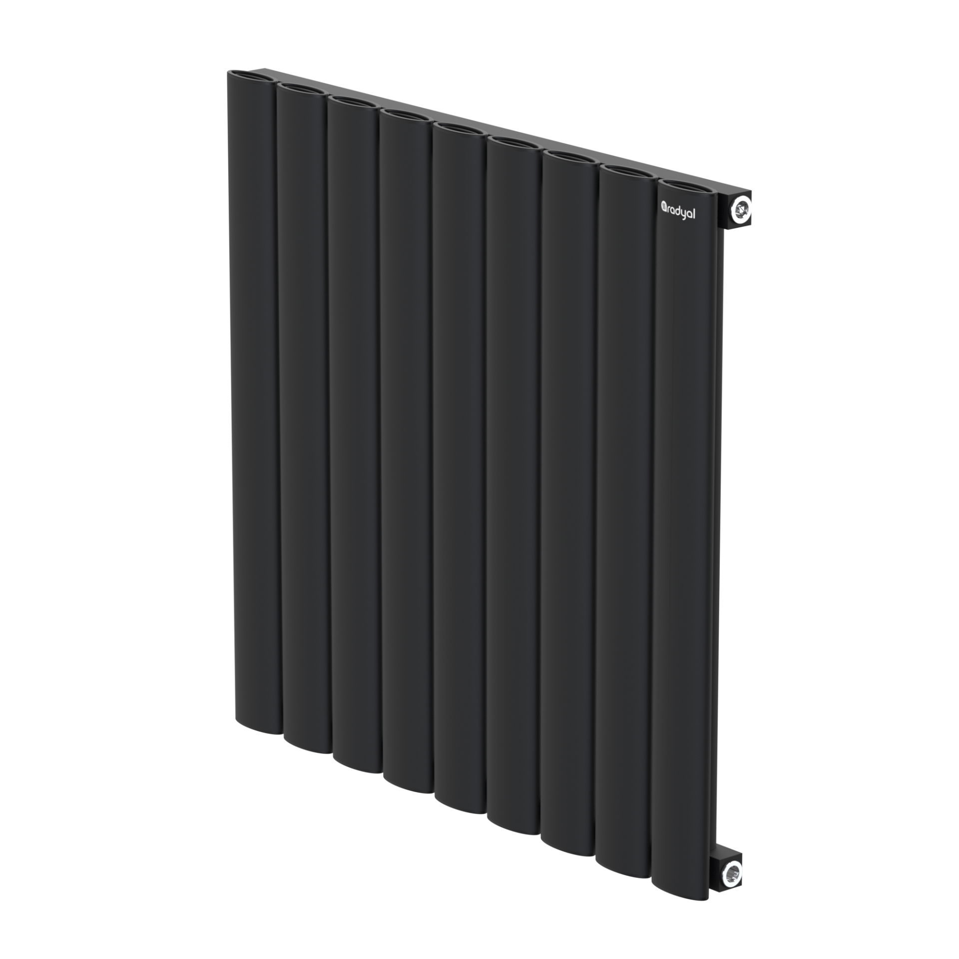 Hane Elips 600 mm - 625 mm - Siyah İpek Pütürlü - (RAL 9005)