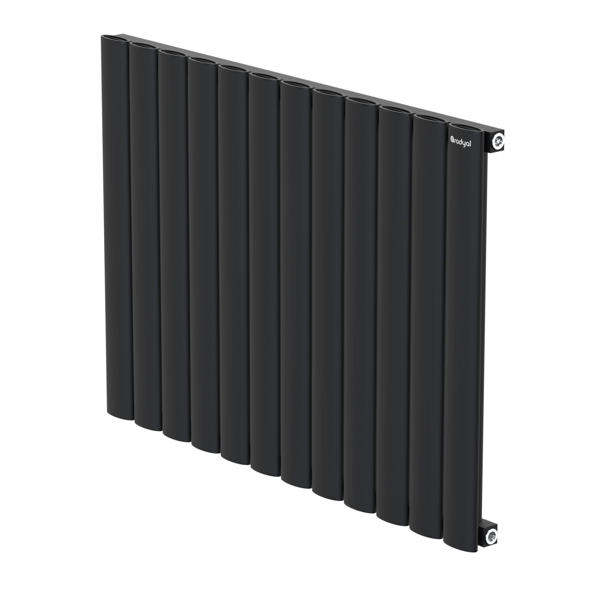 Hane Elips 600 mm - 835 mm - Siyah İpek Pütürlü - (RAL 9005)