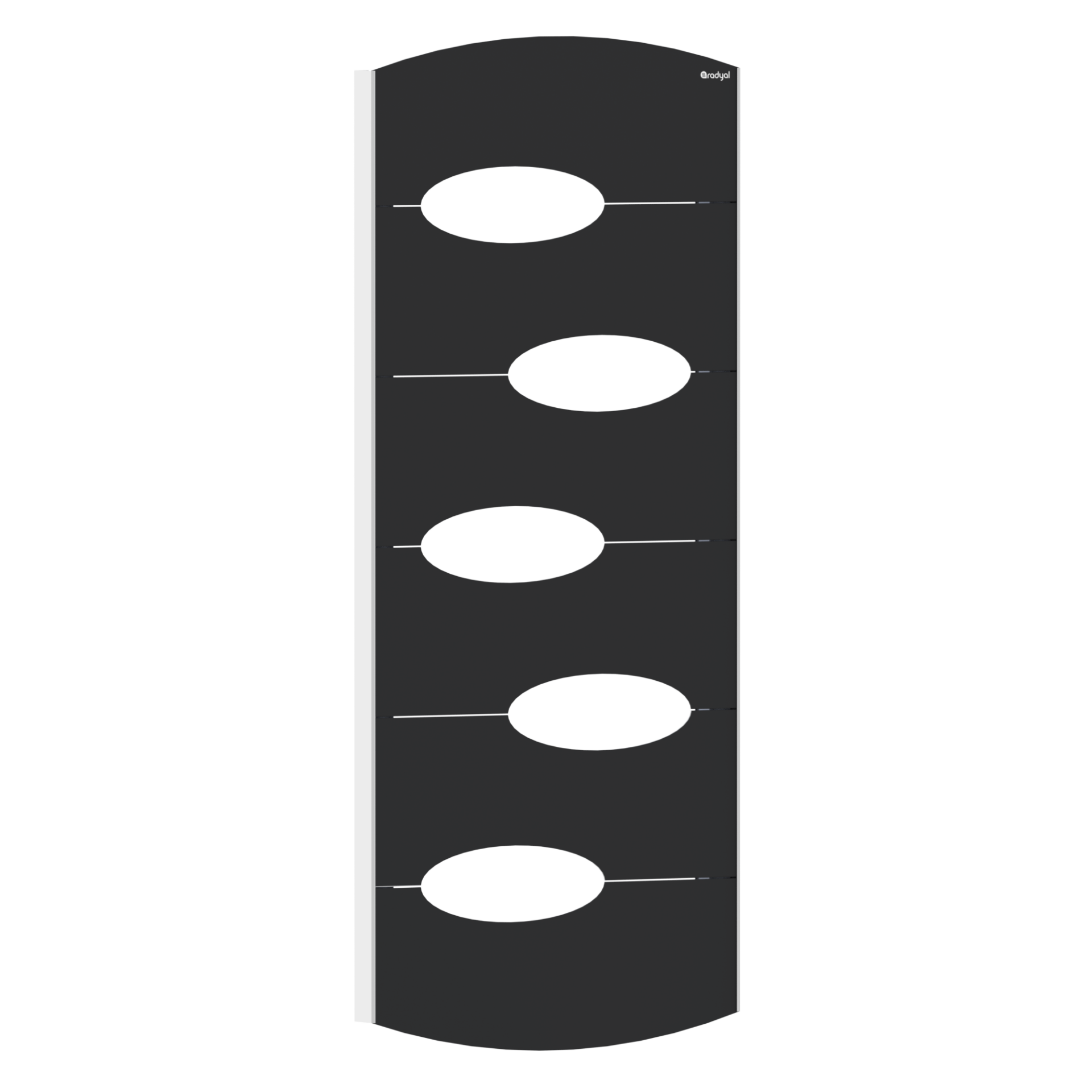 Lavanta 1200 mm - 500 mm - Siyah İpek Pütürlü - (RAL 9005 )