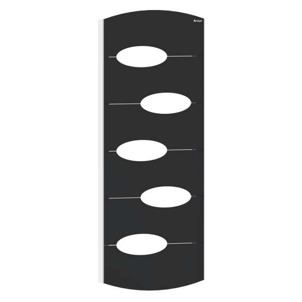 Lavanta 1200 mm - 500 mm - Siyah İpek Pütürlü - (RAL 9005 )