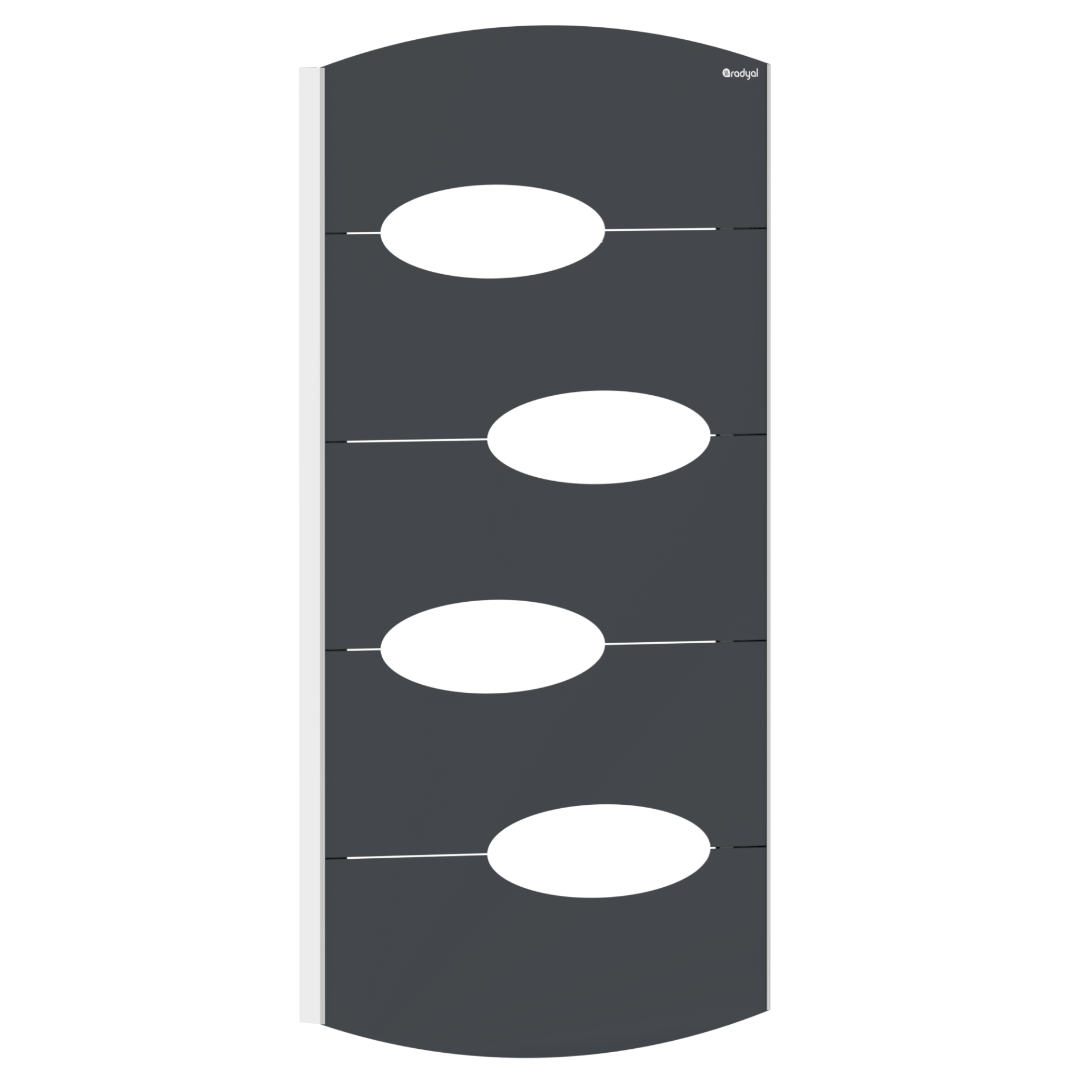 Lavanta 1000 mm - 500 mm - Antrasit İpek Pütürlü - (RAL 7016)