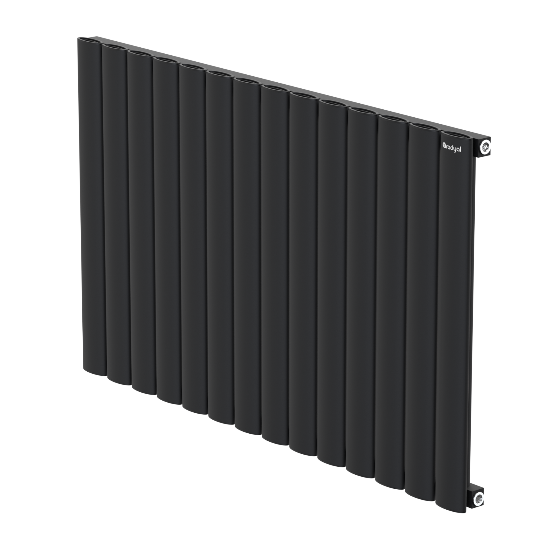Hane Elips 600 mm - 975 mm - Siyah İpek Pütürlü - (RAL 9005)