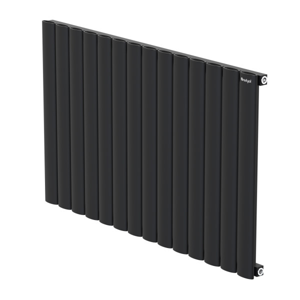 Hane Elips 600 mm - 975 mm - Siyah İpek Pütürlü - (RAL 9005)
