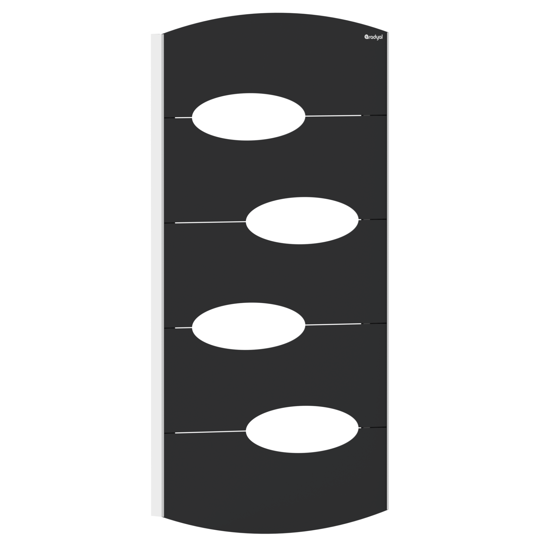 Lavanta 1000 mm - 500 mm - Siyah İpek Pütürlü - (RAL 9005 )
