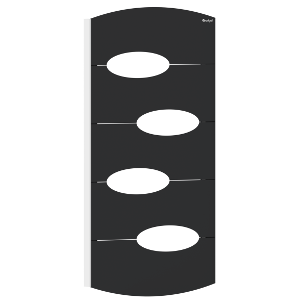Lavanta 1000 mm - 500 mm - Siyah İpek Pütürlü - (RAL 9005 )