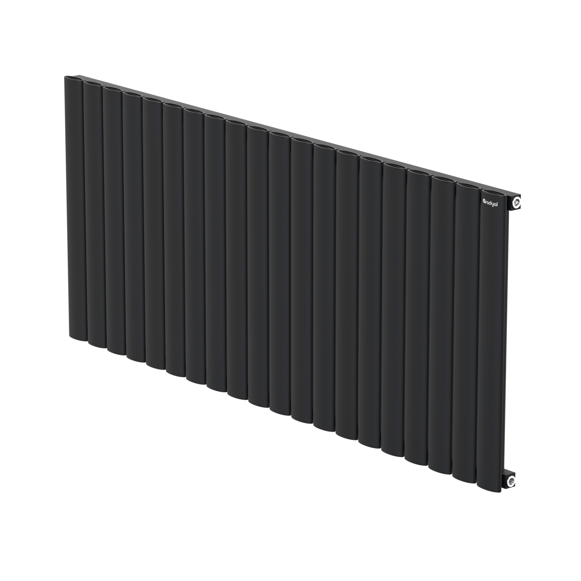 Hane Elips 600 mm - 1395 mm - Siyah İpek Pütürlü - (RAL 9005)
