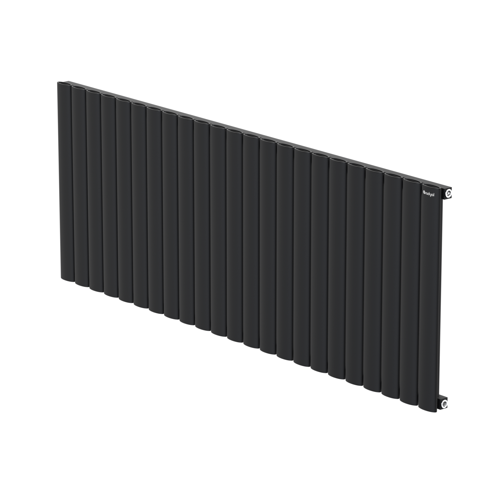 Hane Elips 600 mm - 1605 mm - Siyah İpek Pütürlü - (RAL 9005)