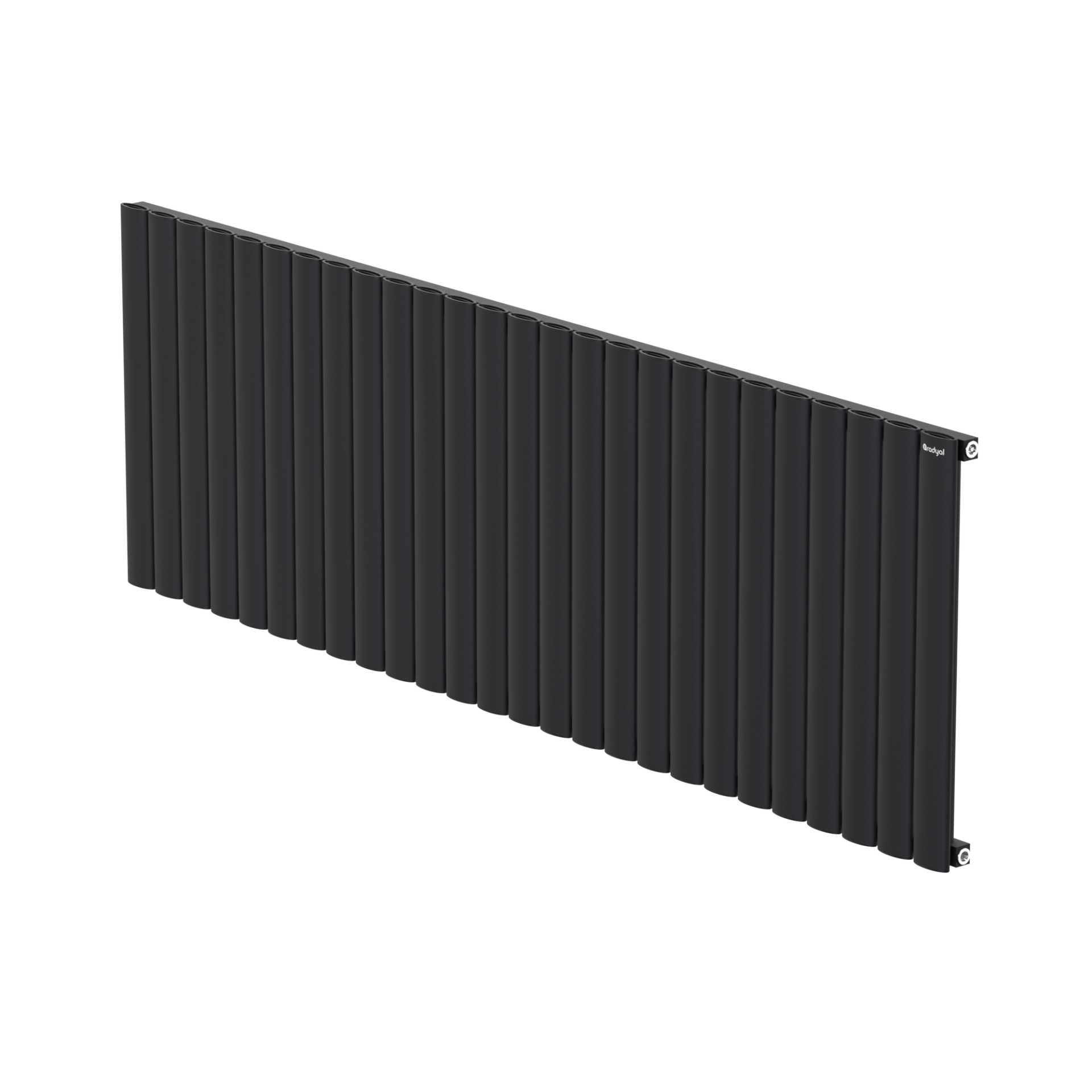 Hane Elips 600 mm - 1815 mm - Siyah İpek Pütürlü - (RAL 9005)