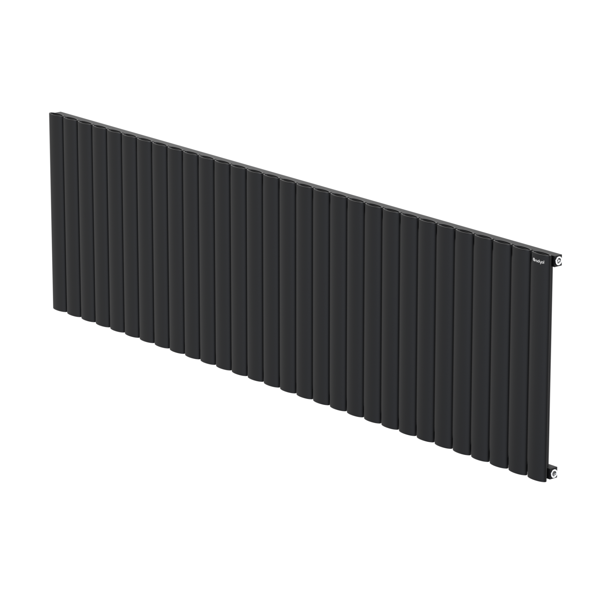 Hane Elips 600 mm - 2095 mm - Siyah İpek Pütürlü - (RAL 9005)