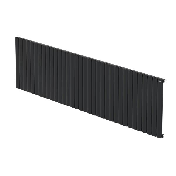 Hane Elips 600 mm - 2375 mm - Siyah İpek Pütürlü - (RAL 9005)