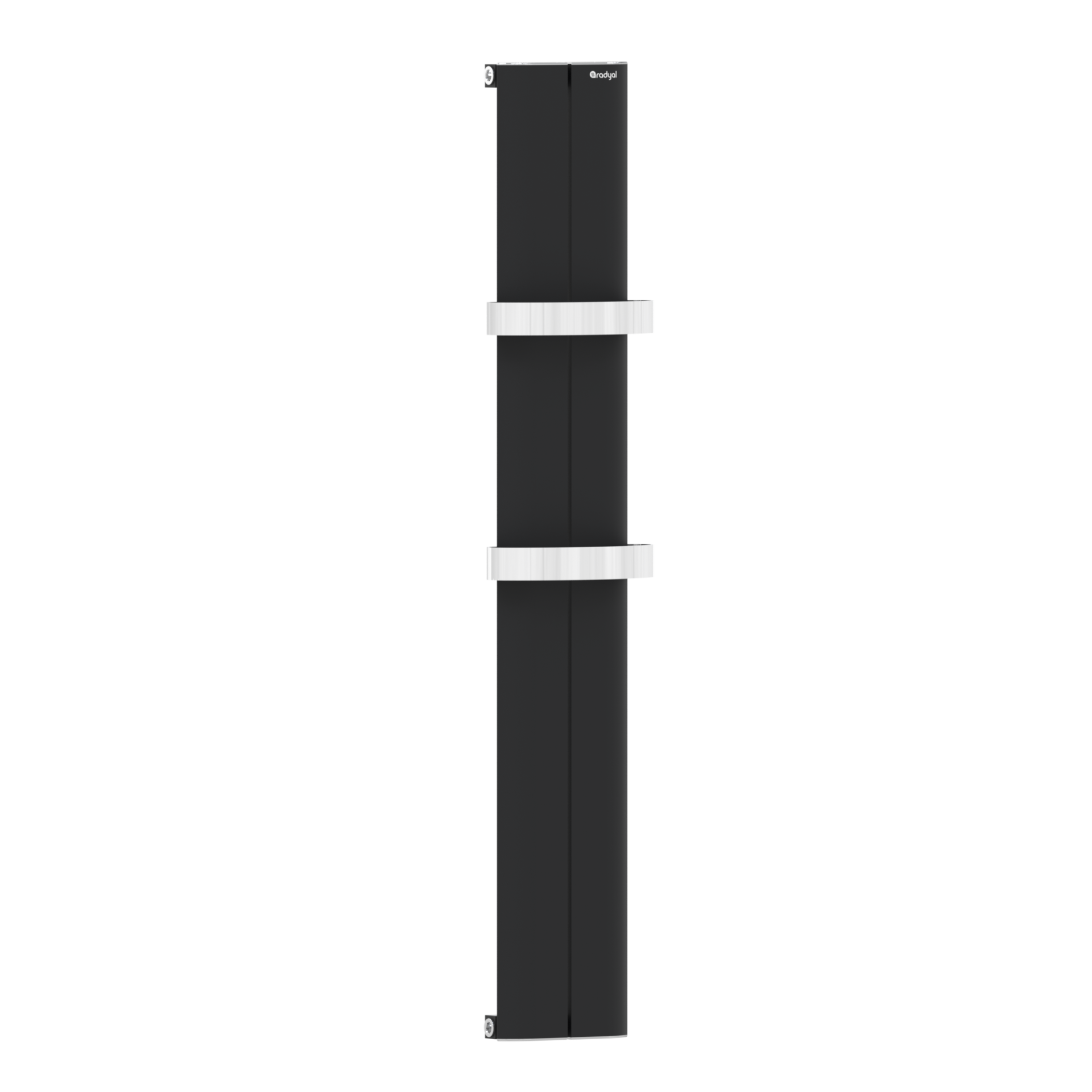 Tower Elips 1200 mm - 185 mm - Siyah İpek Pütürlü - (RAL 9005 )