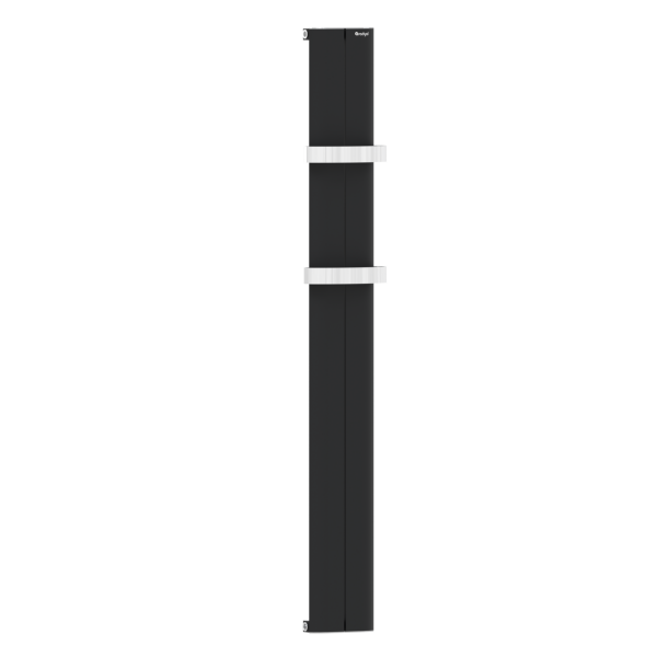 Tower Elips 1500 mm - 185 mm - Siyah İpek Pütürlü - (RAL 9005 )