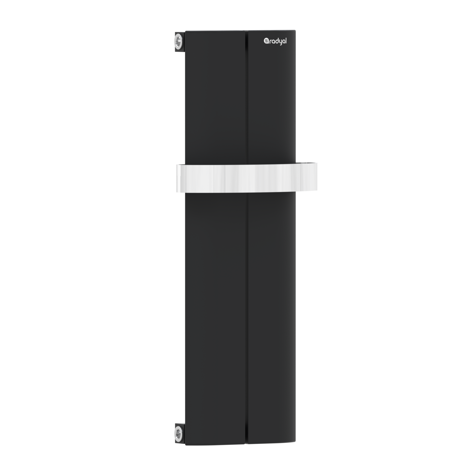 Tower Elips 600 mm - 185 mm - Siyah İpek Pütürlü - (RAL 9005 )