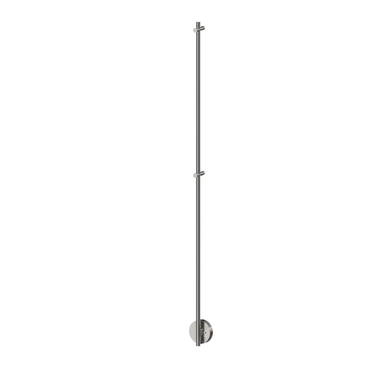 Ruby TW 1150 Elektrikli Paslanmaz Havlupan 1500 mm - 110 mm - Satine (SS Brushed Nikel)