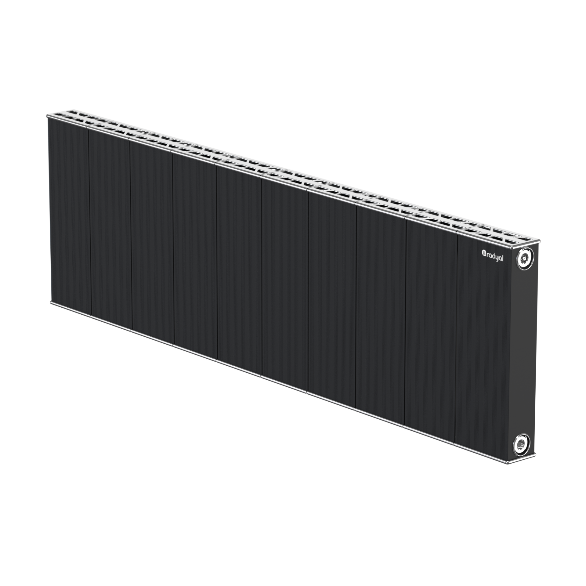 Mesken Line 300 mm - 1003 mm - Siyah İpek Pütürlü - (RAL 9005)