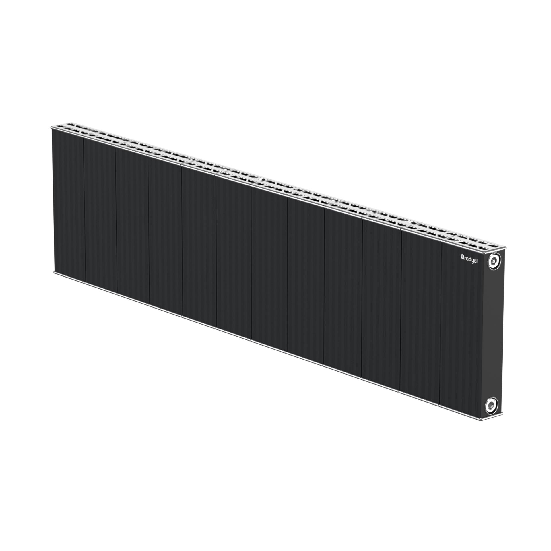 Mesken Line 300 mm - 1203 mm - Siyah İpek Pütürlü - (RAL 9005)
