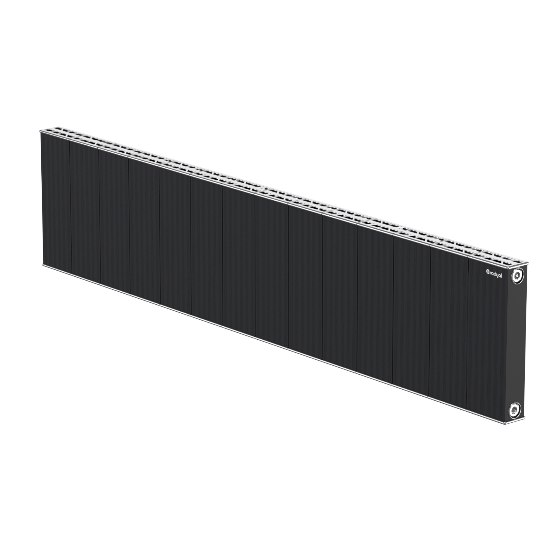 Mesken Line 300 mm - 1403 mm - Siyah İpek Pütürlü - (RAL 9005)