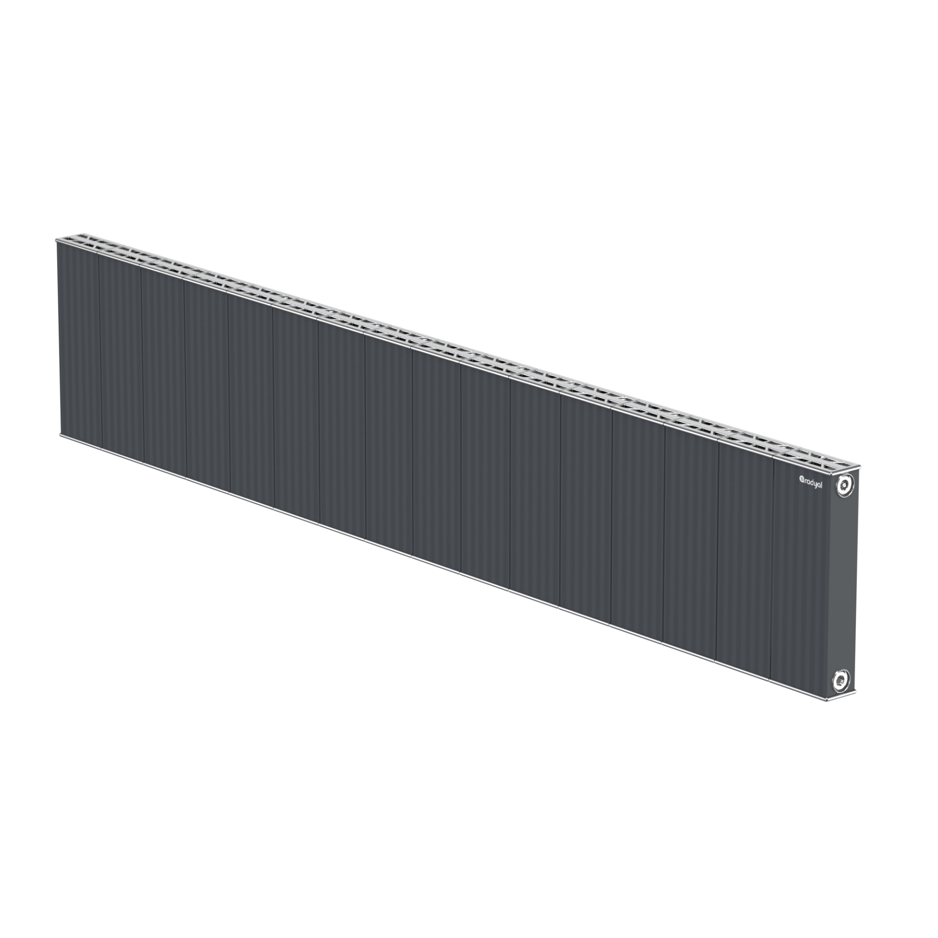 Mesken Line 300 mm - 1603 mm - Antrasit İpek Pütürlü - (RAL 7016)
