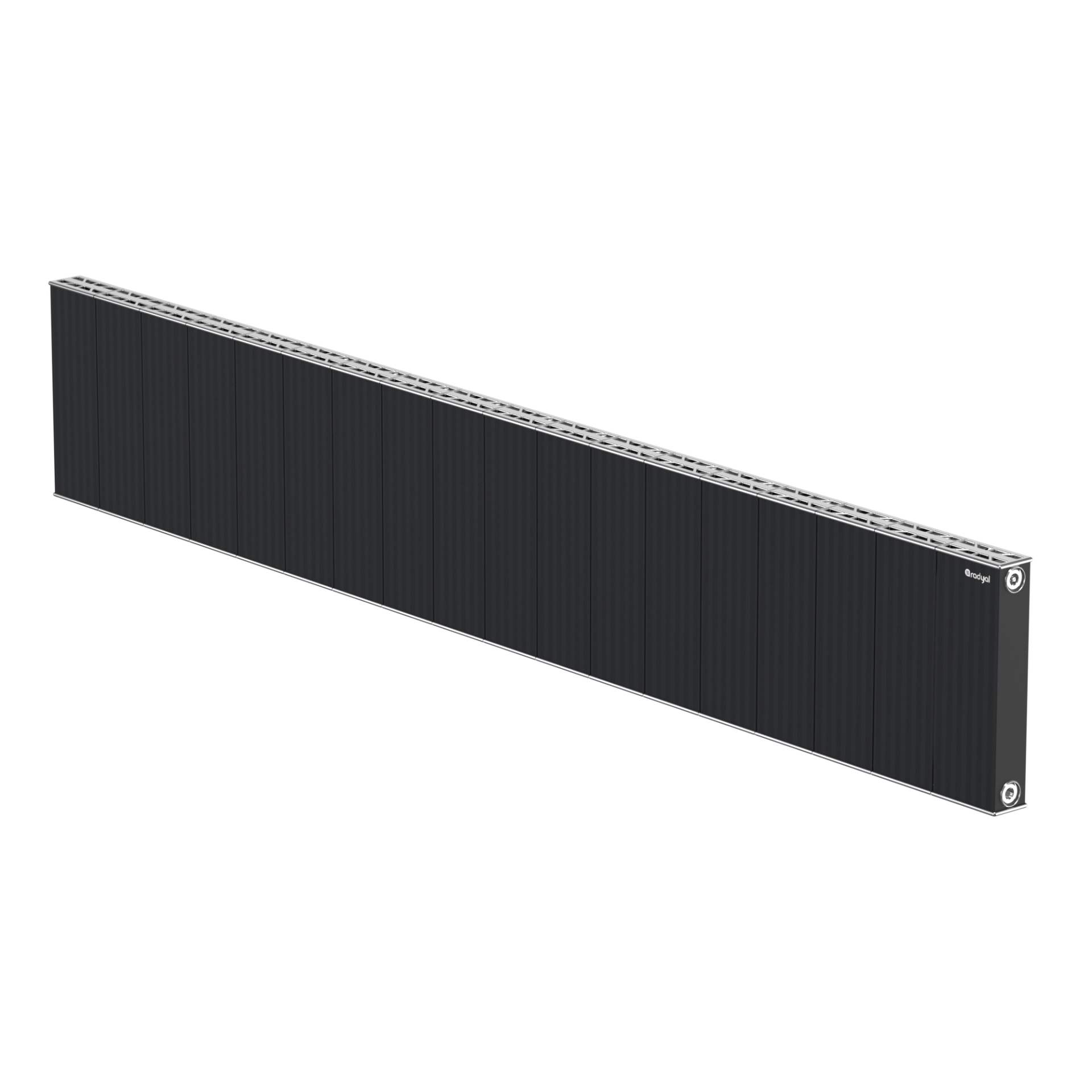 Mesken Line 300 mm - 1803 mm - Siyah İpek Pütürlü - (RAL 9005)