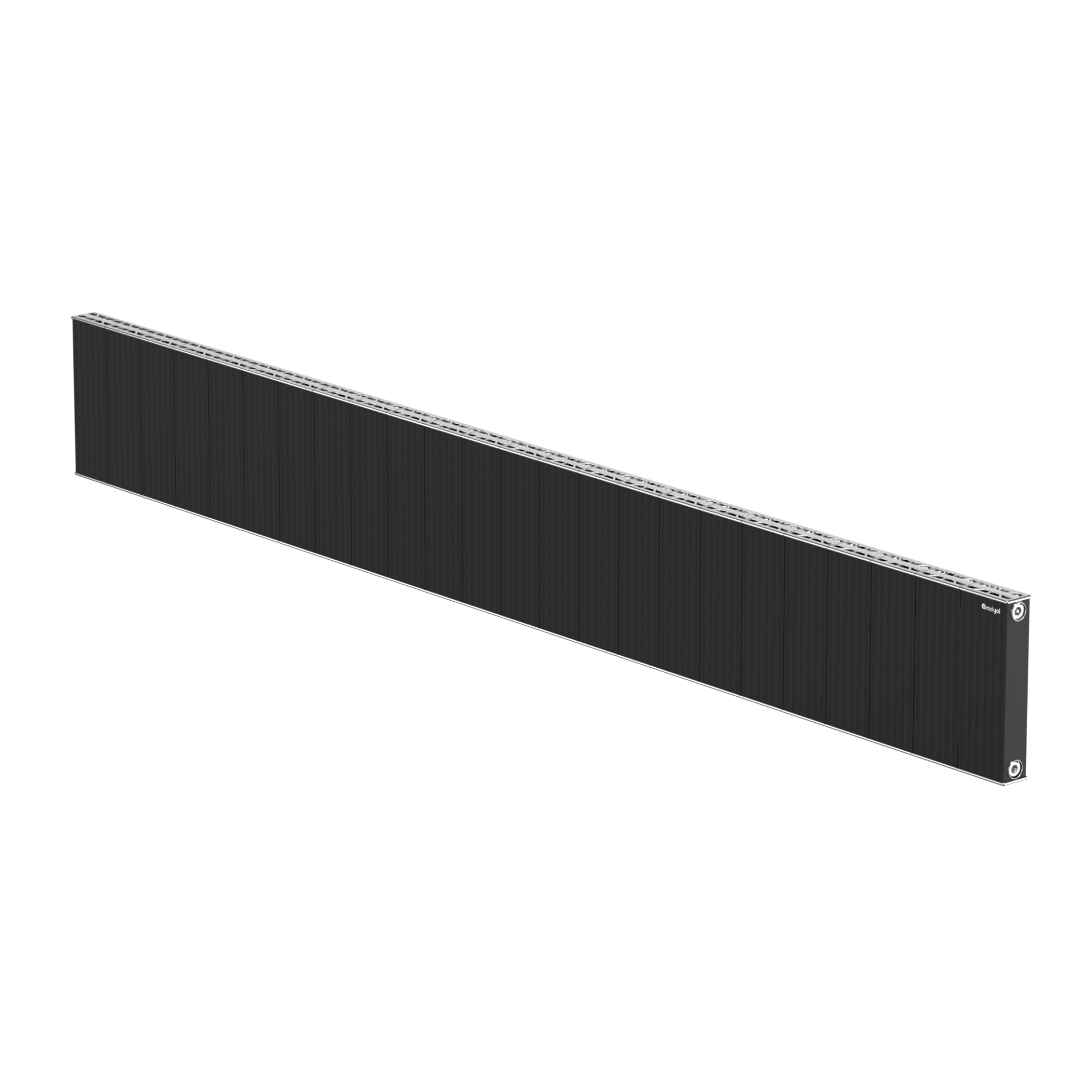 Mesken Line 300 mm - 2403 mm - Siyah İpek Pütürlü - (RAL 9005)