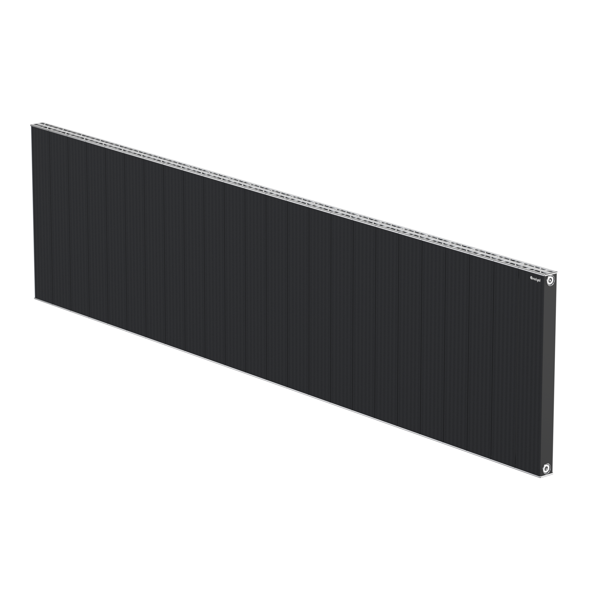 Mesken Line 600 mm - 2403 mm - Siyah İpek Pütürlü - (RAL 9005)