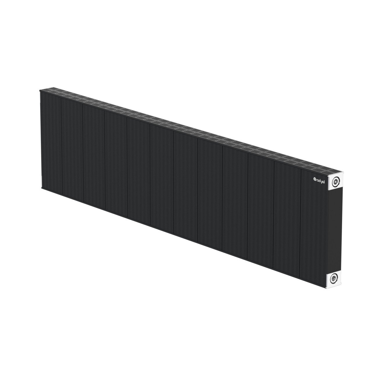 Mesken 300 mm - 1203 mm - Siyah İpek Pütürlü - (RAL 9005)