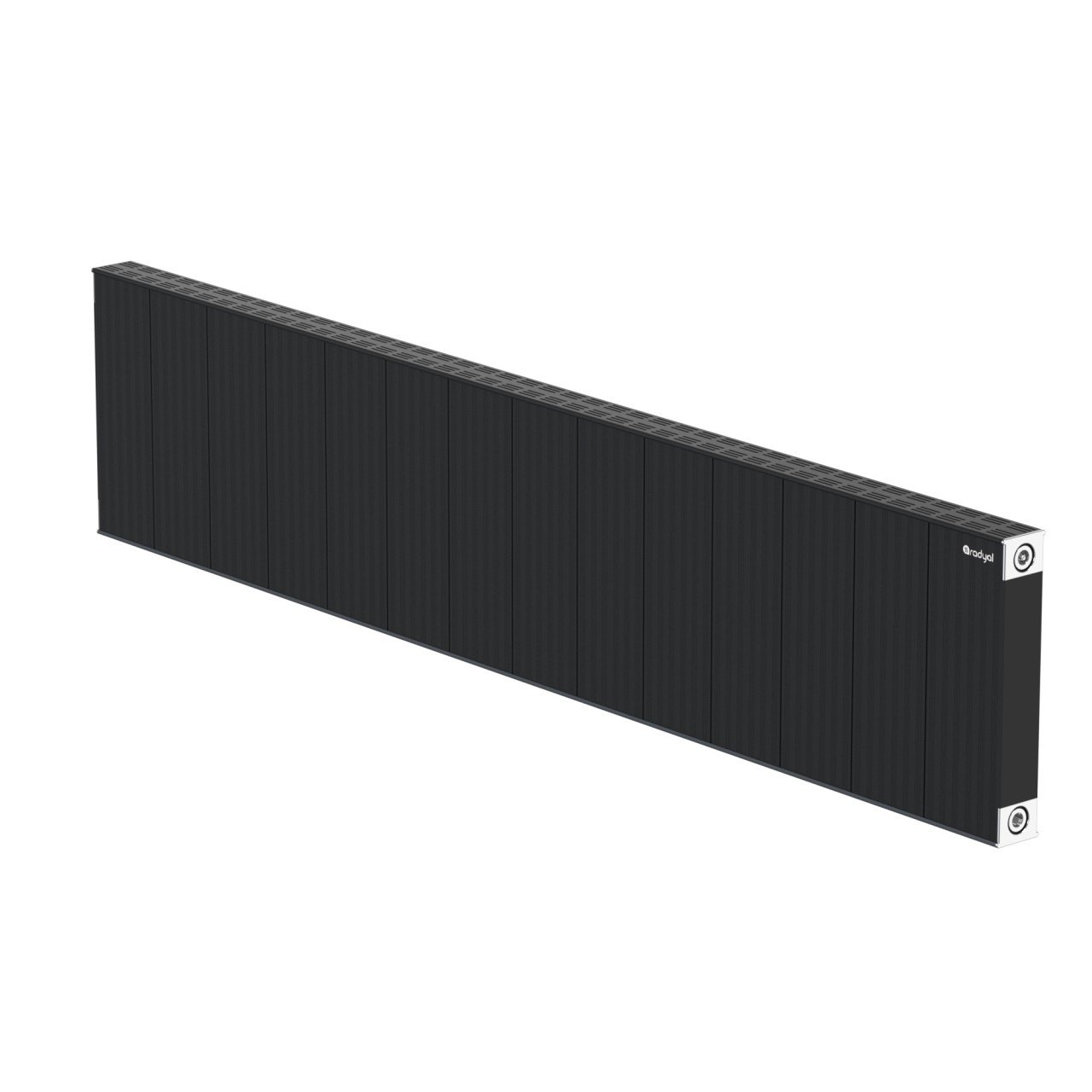 Mesken 300 mm - 1403 mm - Siyah İpek Pütürlü - (RAL 9005)