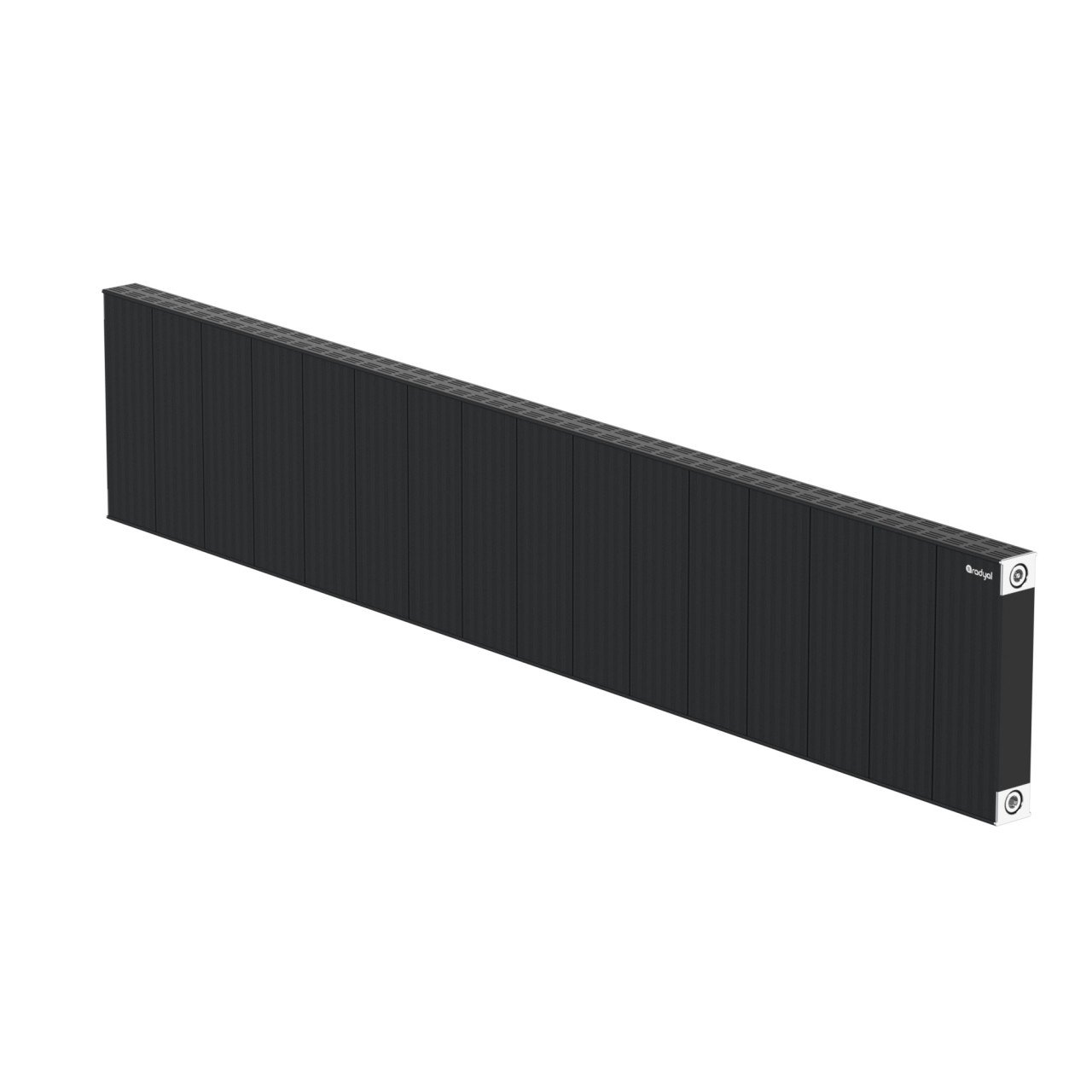 Mesken 300 mm - 1603 mm - Siyah İpek Pütürlü - (RAL 9005)