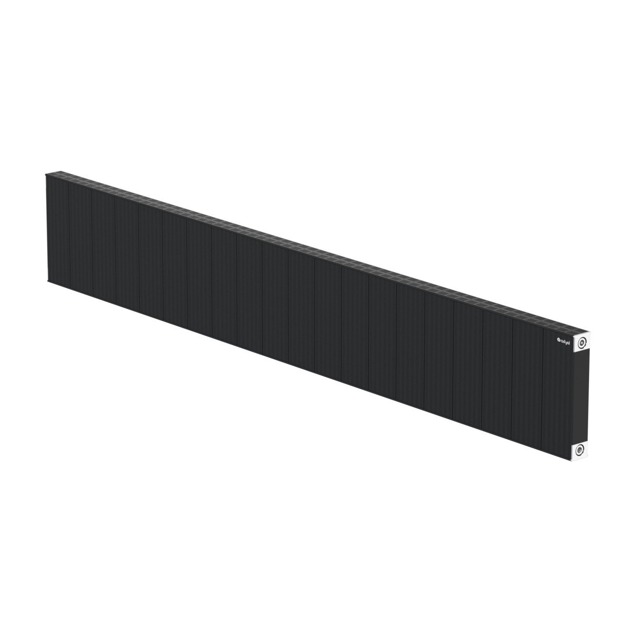 Mesken 300 mm - 2003 mm - Siyah İpek Pütürlü - (RAL 9005)