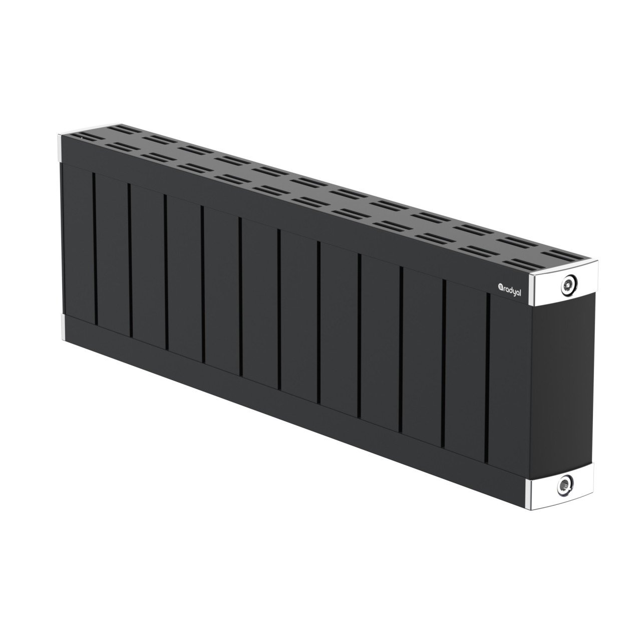 Kasır 300 mm - 969 mm - Siyah İpek Pütürlü - (RAL 9005)