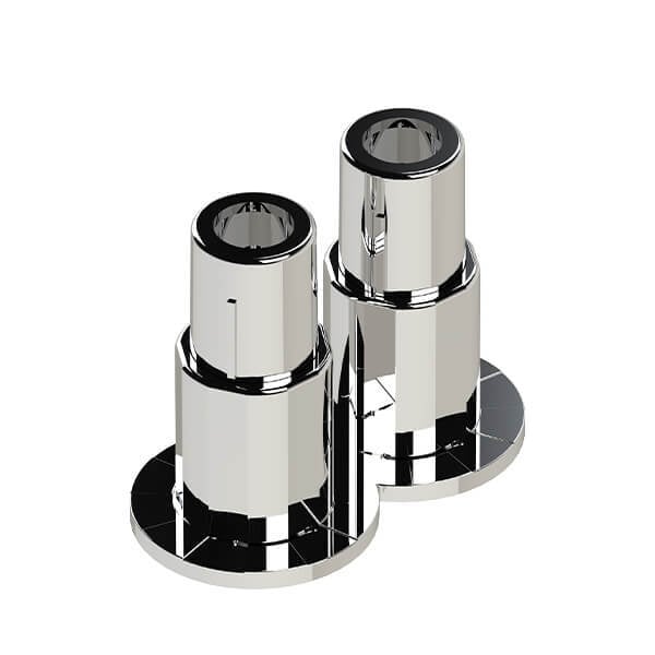 Boru Gizleme Kılıfı Çiftli Yaylı Krom