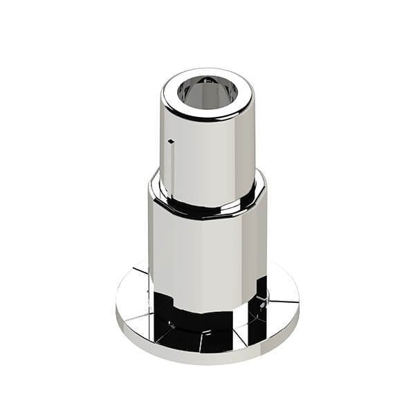 Boru Gizleme Kılıfı Tek Yaylı Krom